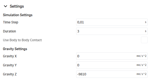 principia MBS Settings